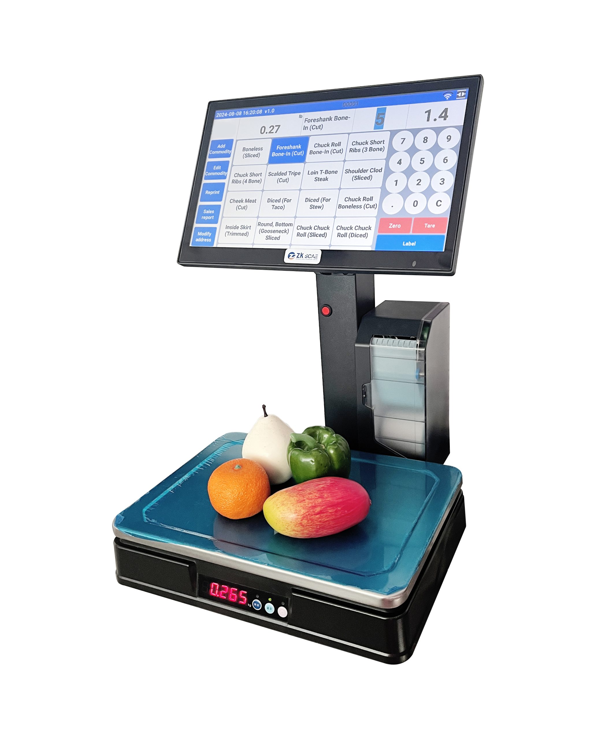 barcode scale label scale